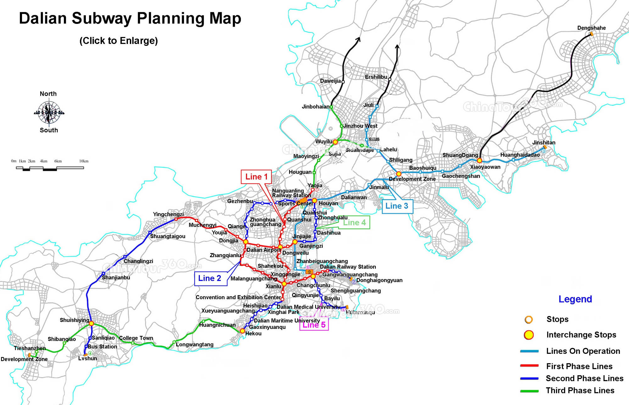 dalian subway carte